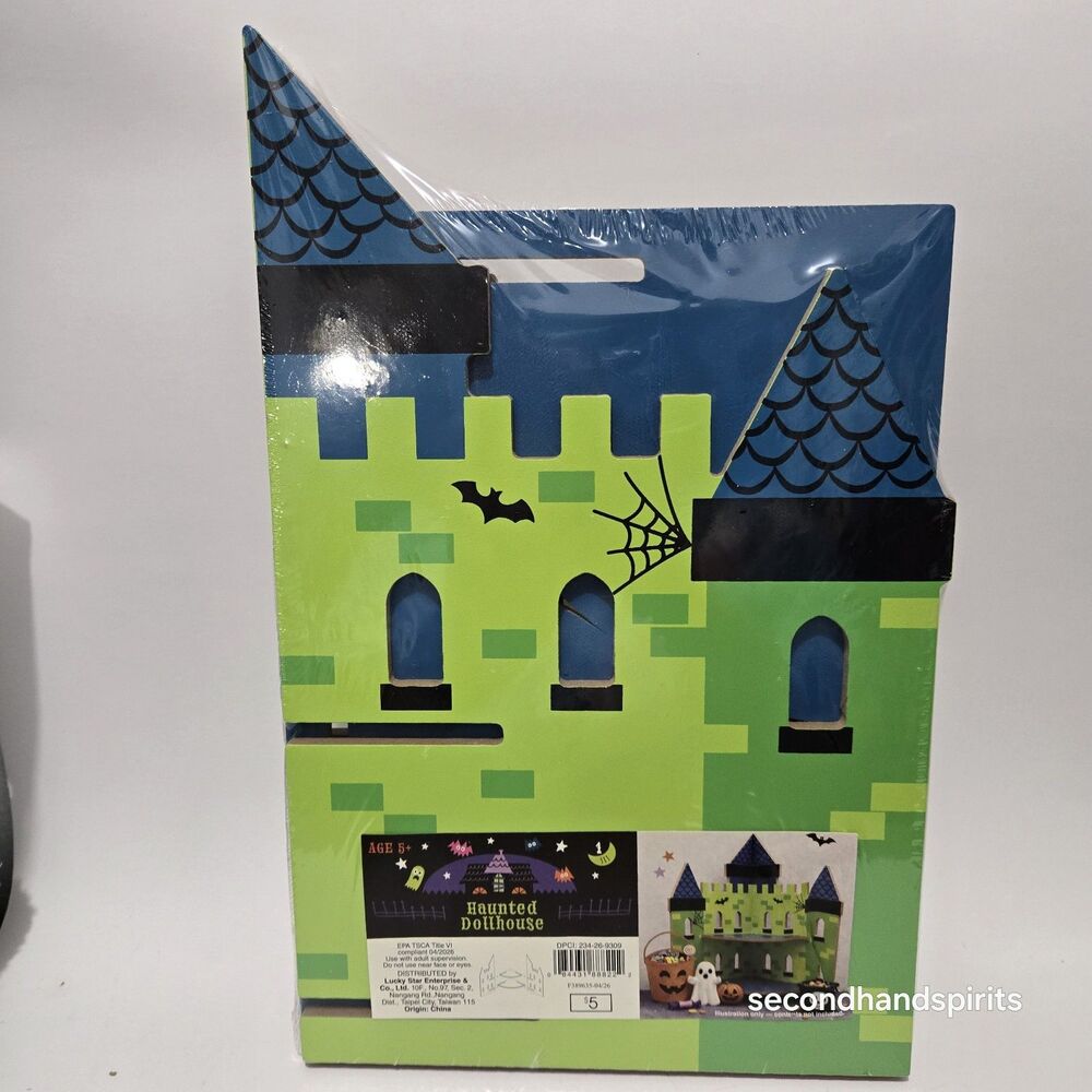 Target Bullseye Playground Halloween Haunted House Display Dollhouse Green 2026